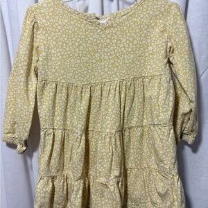 Little Co Lauren Conrad Yellow Floral Tiered Dress